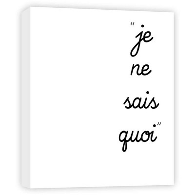 11" x 14" Je Ne Sais Quoi Decorative Wall Art - PTM Images