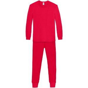 City Threads USA-Made Men's Organic Cotton Soft PJ Set - 1 of 4