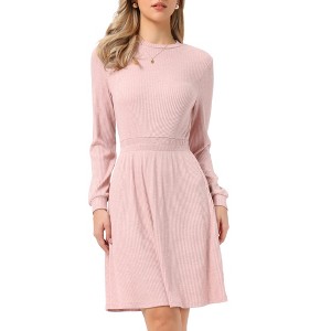 sachin and babi light blue dress Ladies Sundress Casual Wear V Neck Short Sleeve A-Line Summer Dresses Women  Custom Knitted MIDI Dress main image 0