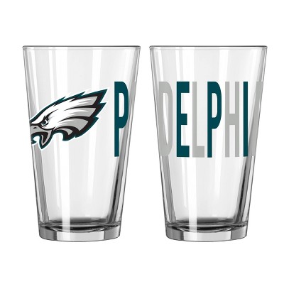 NFL Philadelphia Eagles Overtime Pint Glass - 16oz