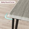 Dining Table Set for 2 with Upholstered Chairs - 3 of 4