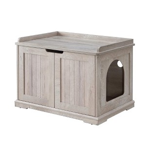 unipaws Designer Cat Litter Box Enclosure - 1 of 4