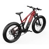 Vanpowers Adult GrandTeton Ultra 2.29' Step-Over 500W Mid Drive Electric Bike - Red/Black - 3 of 4