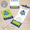 Big Dot of Happiness Blue Bar Mitzvah - DIY Assorted Boy Cash Holder Gift - Funny Money Cards - Set of 6 - 2 of 4