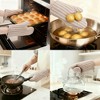 REGALWOVEN Soft Oven Mitts, Heat-Resistant Cooking Gloves, Thick Cotton Lining, Flexible Gripping for Baking, Kitchen Mitts 2Pcs - 2 of 4