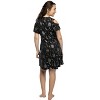 Harry Potter Women's Juniors Up to No Good Cold Shoulder Nightgown - 4 of 4