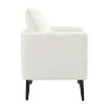 GDFStudio Hihat Modern Rubberwood Accent Chair with Waist Pillow - 4 of 4