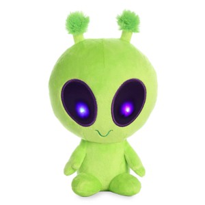 Aurora Small Twitch Light Up Alien Galactic Cuties Interstellar Stuffed Animal Green 8" - 1 of 4