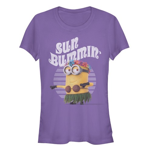 Despicable Me Juniors Minion Sun Bummin Hula T-Shirt 