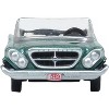 1961 Chrysler 300 Convertible Pinewood Green Metallic 1/87 (HO) Scale Diecast Model Car by Oxford Diecast - 3 of 4