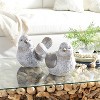 Set of 2 Magnesium Oxide Country Birds Garden Sculpture Gray - Olivia & May: Patio Decor, Indoor/Outdoor Artwork - 2 of 4