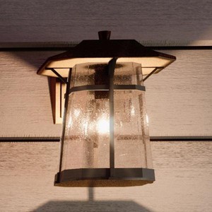 Urban Ambiance Luxury Rustic Outdoor Wall Light,  8.625"H x 6.5"W,  Coffee Bronze Finish, UHP1070 - 1 of 4