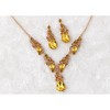Anna-Kaci Elegant Crystal Bridal Necklace Earrings Set ÊØè Rhinestone Wedding Party Costume Jewelry for Brides and Bridesmaids - 2 of 4