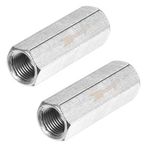 Unique Bargains Nickel Plated Copper One Way Female Threaded Air Check Valve Silver Tone - 1 of 4