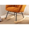 Teddy Fabric Rocking Glider Nursery Chair - 3 of 4