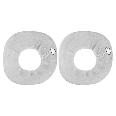 Unique Bargains Stretchable Thicker Toilet Seat Cover Pad Lid with Handle Bathroom Washable Reusable