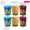 Kate Aspen Jewel Henna Votives - Assorted (Set of 6) | 20205NA - 3 of 4