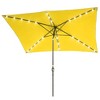 Sonkuki 10x6.5 ft LED Rectangular Patio Market Umbrella w/Tilt Adjustment - 2 of 4