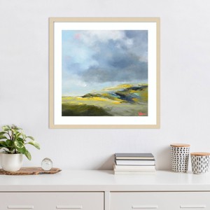 Amanti Art Maybe Rain Hillside Landscape by Patrick Dennis Framed Wall Art Print - 1 of 4
