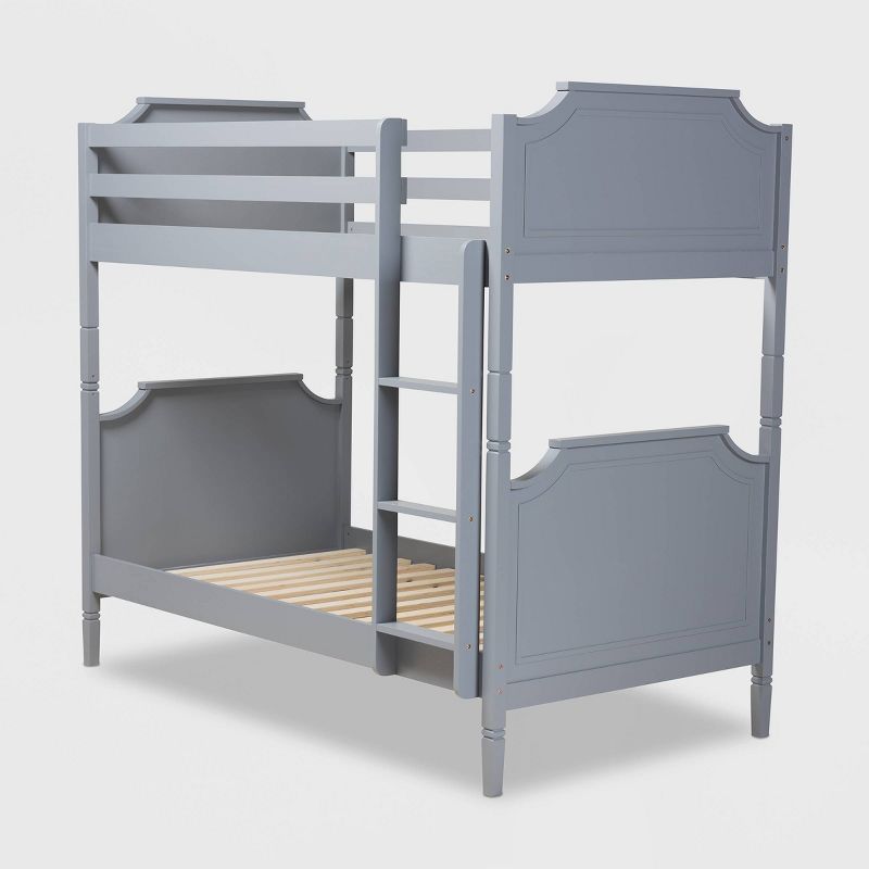Twin Mariana Wood Bunk Bed Gray - Baxton Studio, 4 of 8