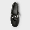 Women’s Genevieve Oversized Dome Stud Mary Jane Flats with Memory Foam Insole – A New day™ Black - 3 of 3