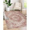 Obeetee Heirloom Medallion Woven Indoor Area Rug - 4 of 4