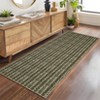 Washable Modern Braided Printed Rug Non Slip Low Pile Rug Soft Contemporary Throw Floor Cover Foldable Indoor Carpet for Living Room Bedroom - 3 of 4