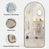 Floor Full Length Mirror 71"×32" Big Full Body Mirror, Large Standing Mirror Leaning Against Wall, Metal Frame, Black - 4 of 4