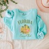Simply Sage Market Florida Social Club Flamingo Lightweight Garment Dyed Sweatshirt - 3 of 4