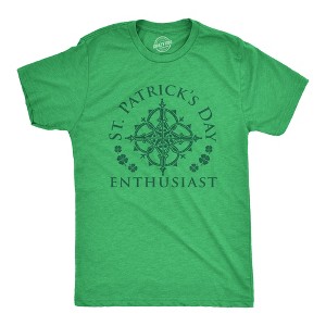 Mens St Patrick's Day Enthusiast Tshirt Funny Saint Patrick Day T-shirt Joke - Crazy Dog Men's T Shirt - 1 of 4