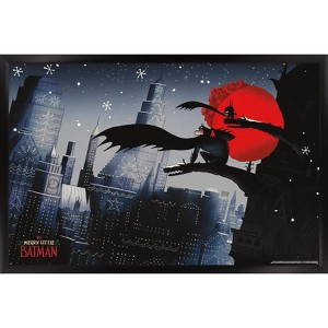 Trends International DC Merry Little Batman - Key Art Framed Wall Poster Prints - 1 of 4