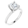 Pompeii3 5Ct Asscher Solitaire Moissanite Engagement Ring in White Yellow or Rose Gold - 4 of 4