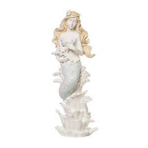 Beachcombers Mermaid With Starfish Figurine - 1 of 2