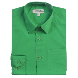 Gioberti Boy's Long Sleeve Dress Shirt - 1 of 3