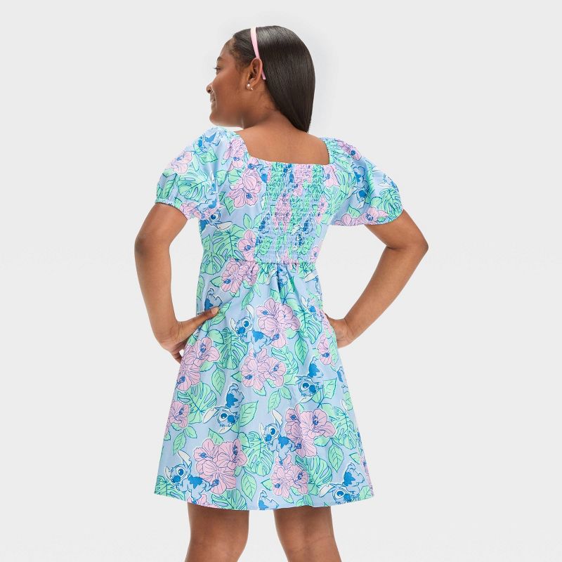 Girls&#39; Disney Stitch Dress - Light Blue, 2 of 4
