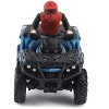 Can-Am Outlander XT 1000R ATV Oxford Blue Metallic with Driver Figure 1/32 Diecast Model by BRP Models - 4 of 4