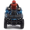 Can-Am Outlander XT 1000R ATV Oxford Blue Metallic with Driver Figure 1/32 Diecast Model by BRP Models - image 4 of 4