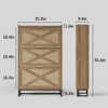 Shoe Storage Cabinet with 3 Flip Drawers - 3 of 4