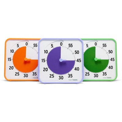 Time Timer® Original 8 Timer - Learning Center Classroom Set, Secondary  Colors, Set of 3