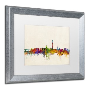 Trademark Fine Art -Michael Tompsett 'Washington DC Skyline' Matted Framed Art - 1 of 4