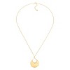 Silpada 'Crescent Drop' Pendant Necklace in 14K Gold-Plated Sterling Silver, 28" + 2" - 3 of 4