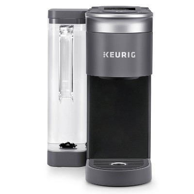Gray Smart Single Serve Coffee Maker with WiFi Compatibility