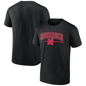 NCAA Nebraska Cornhuskers Men's Black Core T-Shirt - 1 of 3