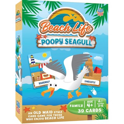 MasterPieces Kids Games - Beach Life - Poopy Seagull Card Game