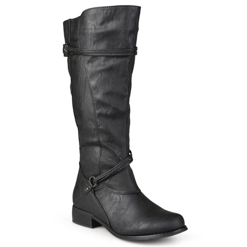 Womens gray wide outlet calf boots