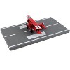 Royal Aircraft Factory S.E.5 Fighter Aircraft Red "Red Baron Livery" with Runway Section Diecast Model Airplane by Runway24 - 3 of 3