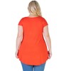 24seven Comfort Apparel Womens Plus Size Hi Lo T Shirt - 3 of 4