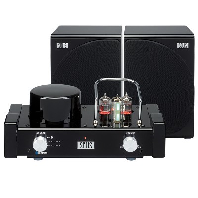  SOLIS Bluetooth Stereo Vacuum Tube Audio System - Black (SO-8000) 