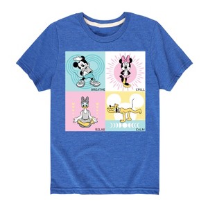 Boys' - Disney - Breathe Chill Relax Calm Short Sleeve Graphic T-Shirt - 1 of 4