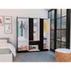 NicBex Armoire Wardrobe Closet Storage Cabinet with Doors & Shelves for Bedroom - 4 of 4